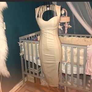 Hot Miami Styles Faux leather dress